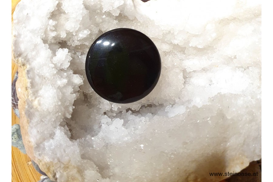 Obsidian Spiegel, Ø 5cm
